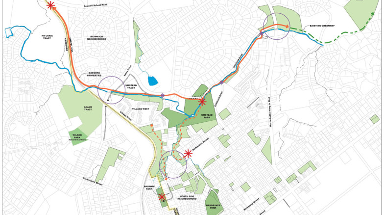 Surface 678 - Chapel Hill Greenways Master Plan