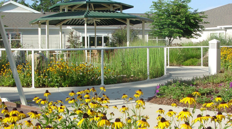 Surface 678 - Croasdaile Village Pavilion Garden